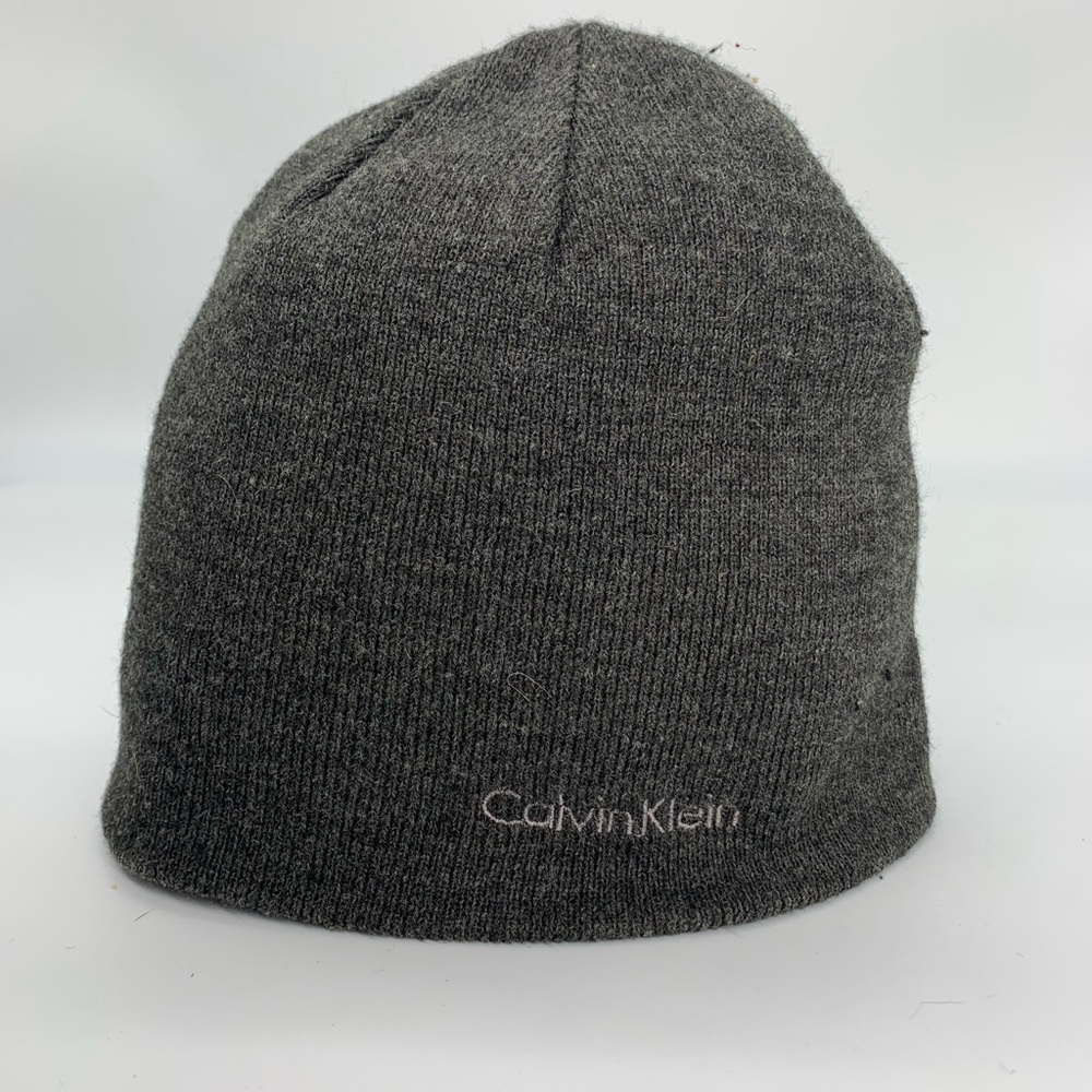 Grey Calvin Klein beanie